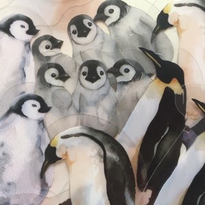 schattige zwart-wit dieren sticker zee ijs dieren donkere bos kraan herten panda koala zuidpool pinguïn winter dieren decor label cadeau