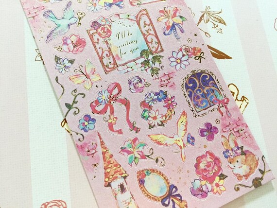 Rapunzel Sticker Long Hair Princess Fairy Tale Story Sticker Etsy