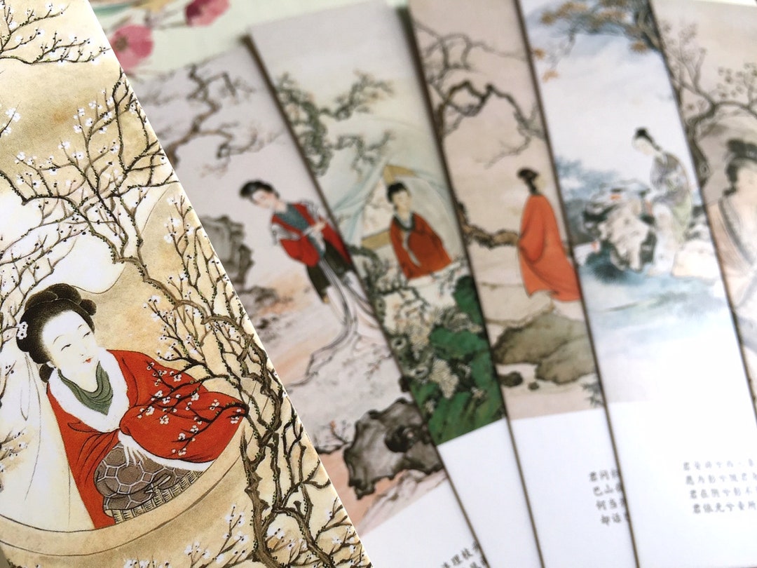 Bladwijzer Het leuke Mooie Chinese stijl Vintage Exquisite Metal Bookmark for boek Creative Item Giftpakket Boekenlegger (Color : C