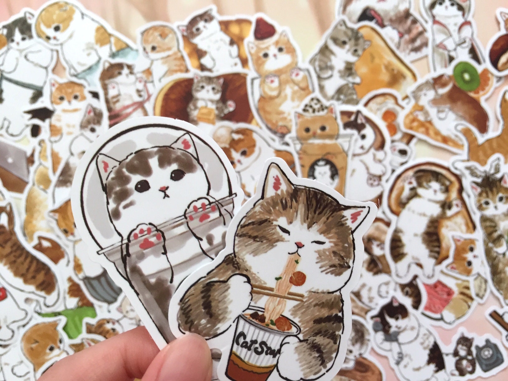 stickers CAT KITTEN 🐱🐈 cats kittens meow [DR] gato gatito