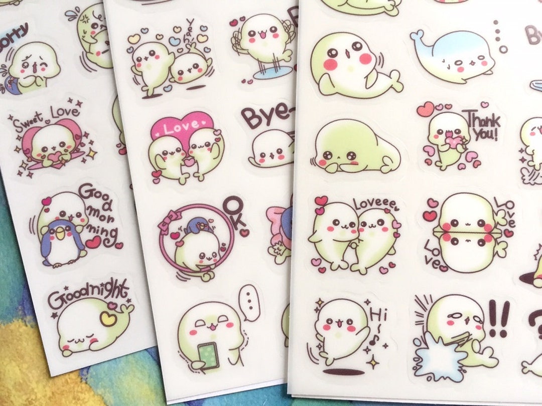 6 Sheets Cute Seal Penguin Sticker Sea Seal Sea Lion Arctic - Etsy Australia 6 Sheets Cute Seal Penguin Sticker Sea Seal Sea Lion Arctic - Etsy Australia