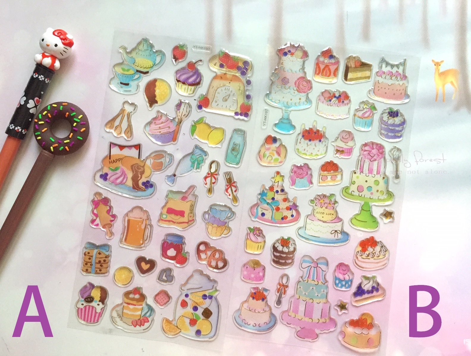 Designer Cake Sticker Cake Lover Cake Flavor Baking Fun Sweet Treat ...