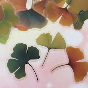 Stickers feuilles de ginkgo 2D feuilles d'or ginkgo biloba feuilles d'arbre artisanat bricolage laisser coque de téléphone facile décoration feuilles amoureux carte étiquette