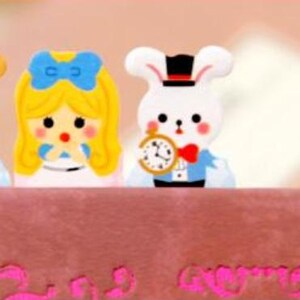 Alice in wonderland sticky note girls stick marker fairy tale sticky paper note rabbit sticky memo diary animal index paper cute stationary image 3
