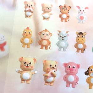 Naklejka 12 chińskich znaków zodiaku Szczur, Wół, Tygrys, Królik, Smok, Wąż, Koń, Koza, Małpa, Kogut, Pies, Świnia, panda 2025 prezent dla zwierząt