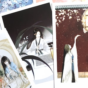 30 alte Mädchen Postkarten Asiatisch Vintage Schönheit alte Prinzessin schönes Mädchen hübsches Comic-Mädchen chinesische Kunst Schönheitsmalerei Zeichenpapier Geschenk