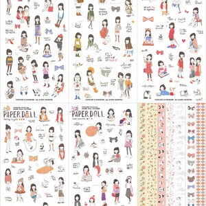 6 My Collage Life Stickers Daily Life Sticker Cool Girl Personal ...