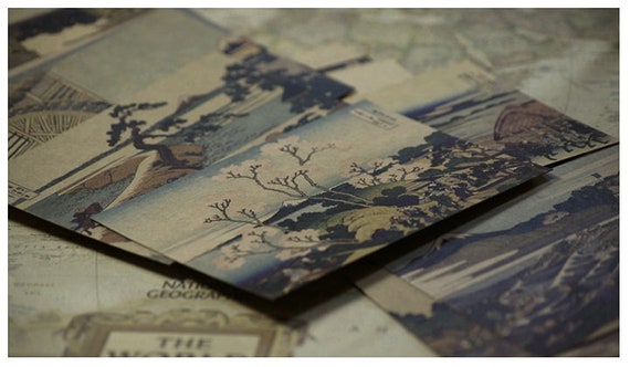 水墨画 日本の伝統的な風景 約70cm x 60cm 水墨画 日本の伝統的な風景 約70cm x 60cm