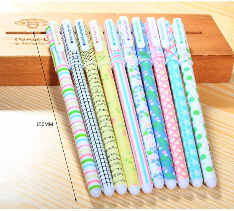 Colorful Pen Set With Box Gel Pen Color Ink Pen Colored Pencil Etsy