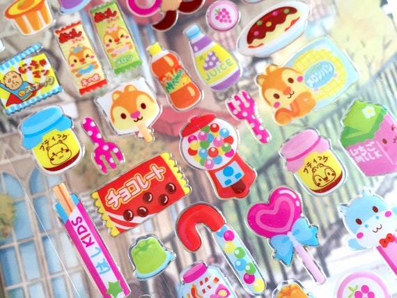 45pcs, Cute Stickers, Food Stickers, Delicious Food Stickers