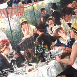 30 Pierre Auguste Renoir Postkarten Luncheon of the Boating Party Dance at Le Moulin de la Galette Porträt Klassik Fine Art Dekor Geschenk