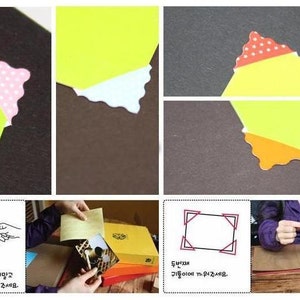 Album Corner Sticker Adhesive Photo Corner Sticker Embalishment ...