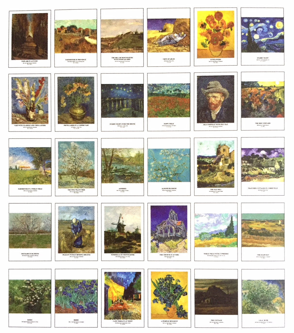 30 The best Collection of Vincent van Gogh postcard set Etsy