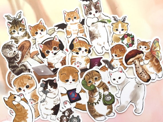 Cute Cat Want to Play Sticker - Sticker Mania