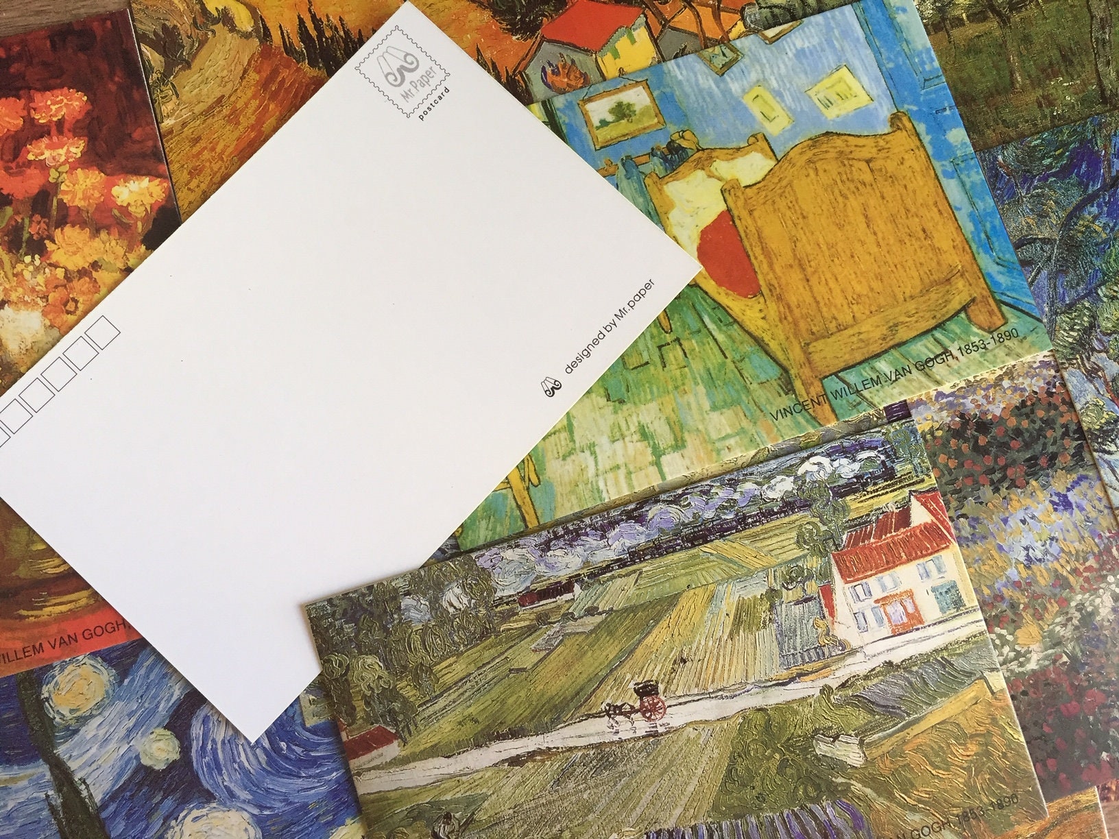 OUSBA Van Gogh Art Postcards - 30pcs Art Gift Invitation Post Cards Set Famous Painting Starry Night Sunflowers Famous Paintings Postcards for