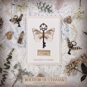 Clé du jardin Enchanté . carte imprimée illustration du Boudoir décoration pagan vintage sorcellerie magie