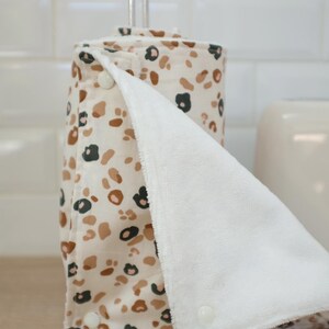 Rolo de 10 toalhas de papel laváveis - Leopard