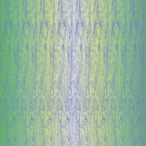Könnte beinhalten: Ein abstraktes Muster in Grün- und Blautönen mit einer weißen vertikalen Linie in der Mitte.