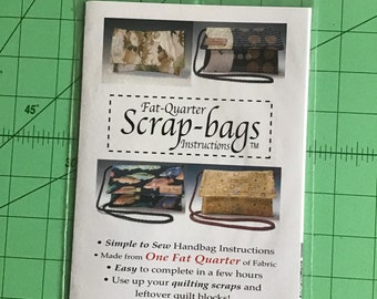 Fat Quarter Scrap-bags Instruction Original Nähanleitung in englischer Sprache Schnittmuster Patchworktasche Tasche Handtasche