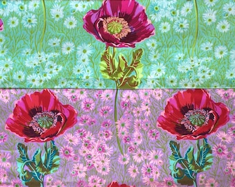 Anna Maria Horner Stoff Bright eyes retro bossy heather meadow fabric deko 0,5 m USA Designer stoff reine Baumwolle