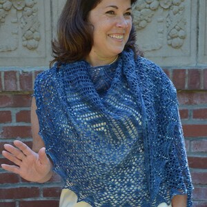 Knitting Lace and Cables Shawl Pattern Kara's Shawl image 3