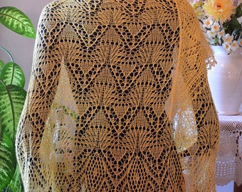 Off Kilter ~ Knitting Lace Shawl or Scarf Pattern