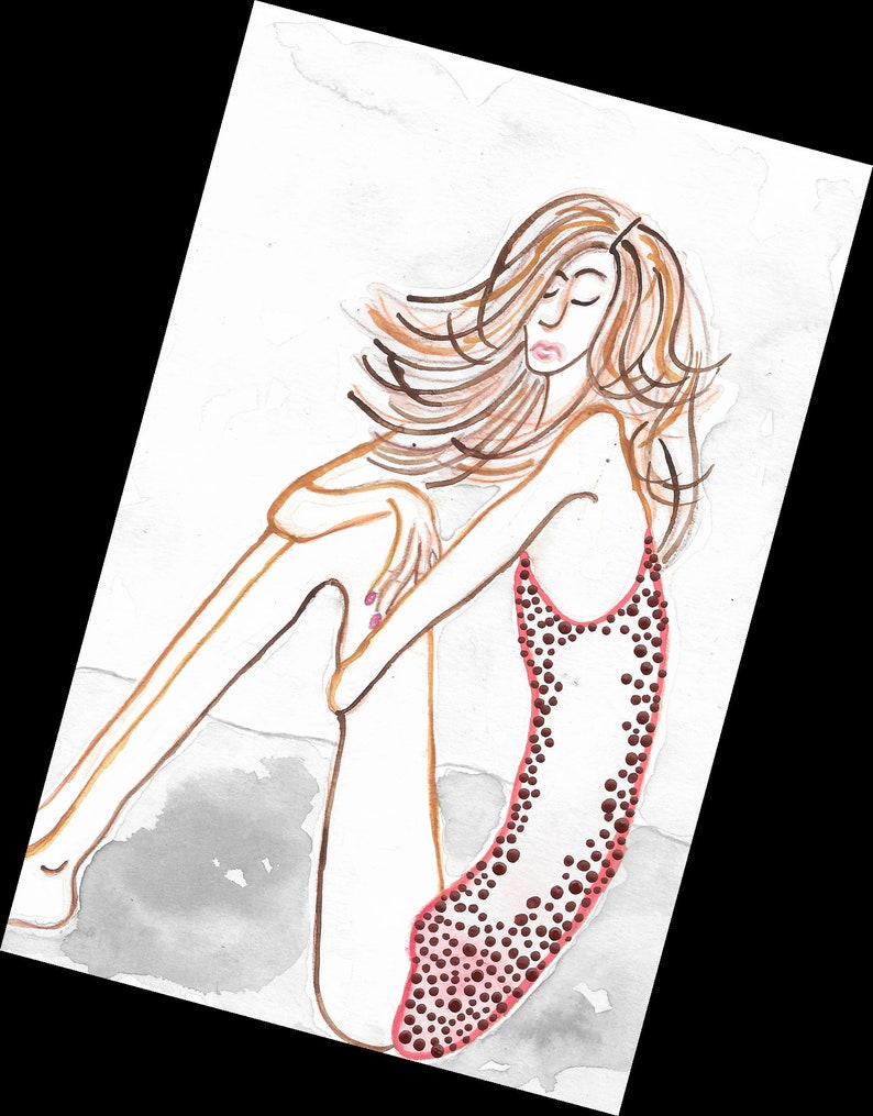 ANOREXIA ART PAINTING Anorexic Recovery Body Dysmorphia Bdd Etsy Israel