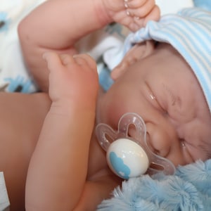 Baby Boy "HAPPY TIMES" ! Preemie Berenguer Life Like Reborn Pacifier Doll + Extras