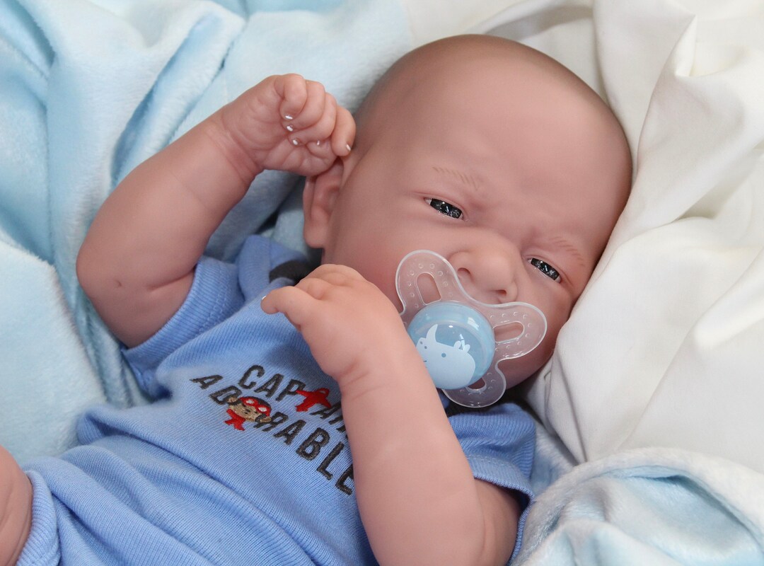 ADORABLE Baby Boy Preemie Berenguer Life Like Reborn Pacifier Doll