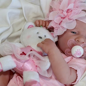 AWW! CHERISH ME Baby Girl! Berenguer LifeLike Newborn Reborn Pacifier Doll +Extras