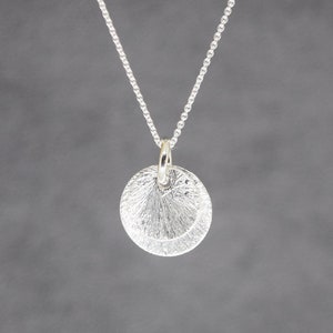 Dot, zarte Kette, doppeldot,  feine Kette 925 Sterling Silber, kurze Kette, minimalistisch, Dotkette, Kette für Frauen,