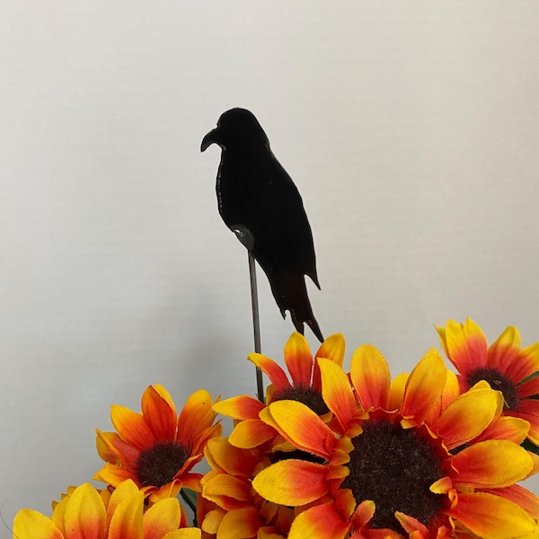 Rustic Metal Crow