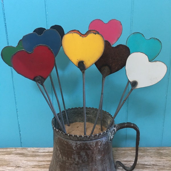 Metal Decorative Repurposed Rustic Heart