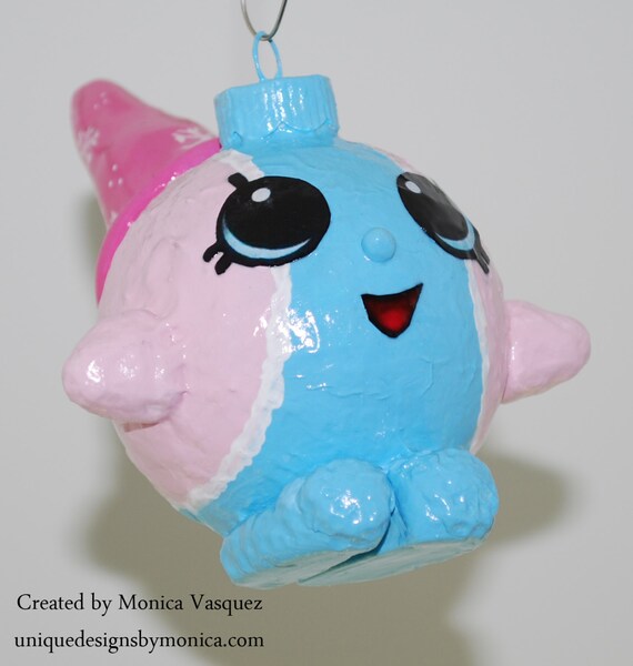 Items similar to Custom Order Shopkins Snow Crush Glass Ornament on Etsy