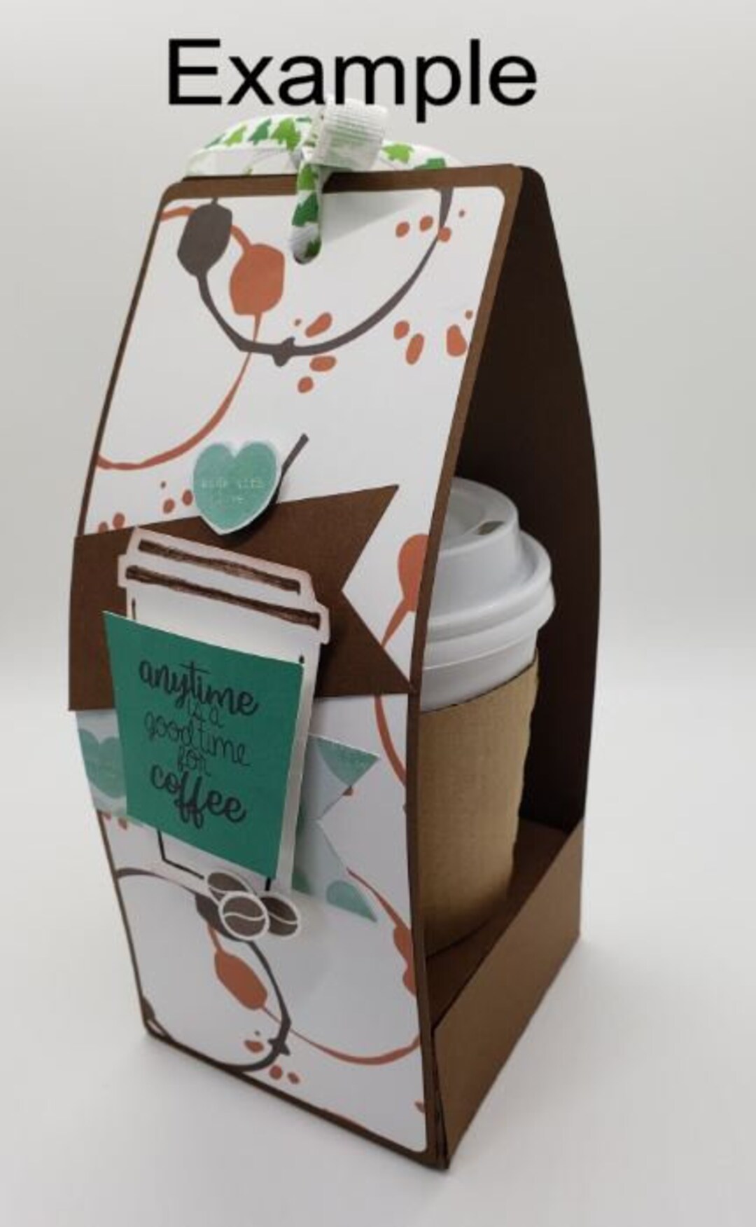Coffee Cup Box Holder SVG INSTANT DOWNLOAD Etsy