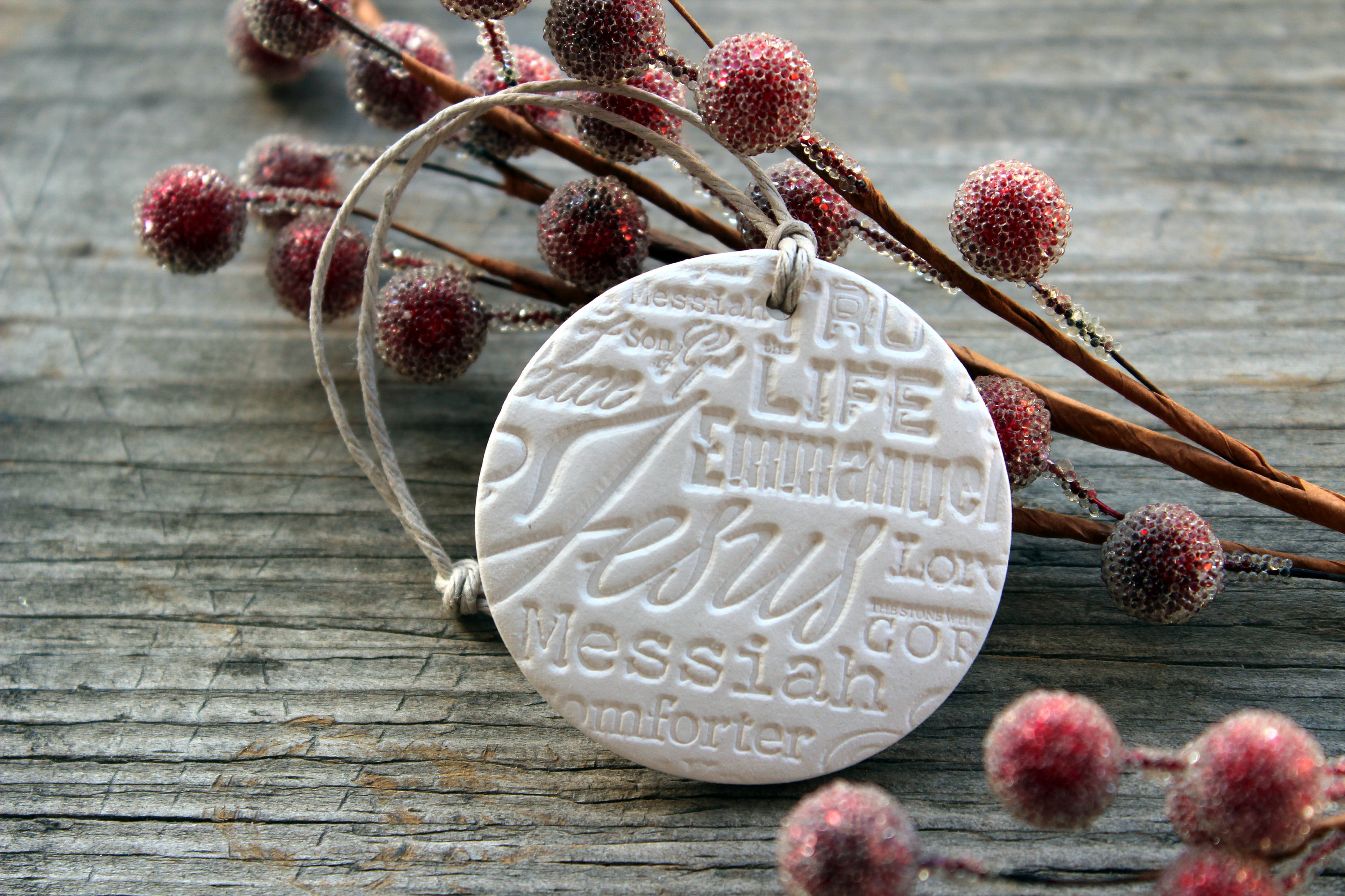 Religious Handmade Ceramic Christmas Ornaments Church Choir Etsy