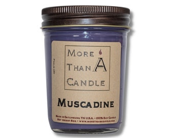8 oz Muscadine Soy Candle