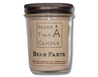 8 oz Bear Farts Soy Candle
