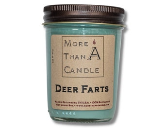 8 oz Deer Farts Soy Candle