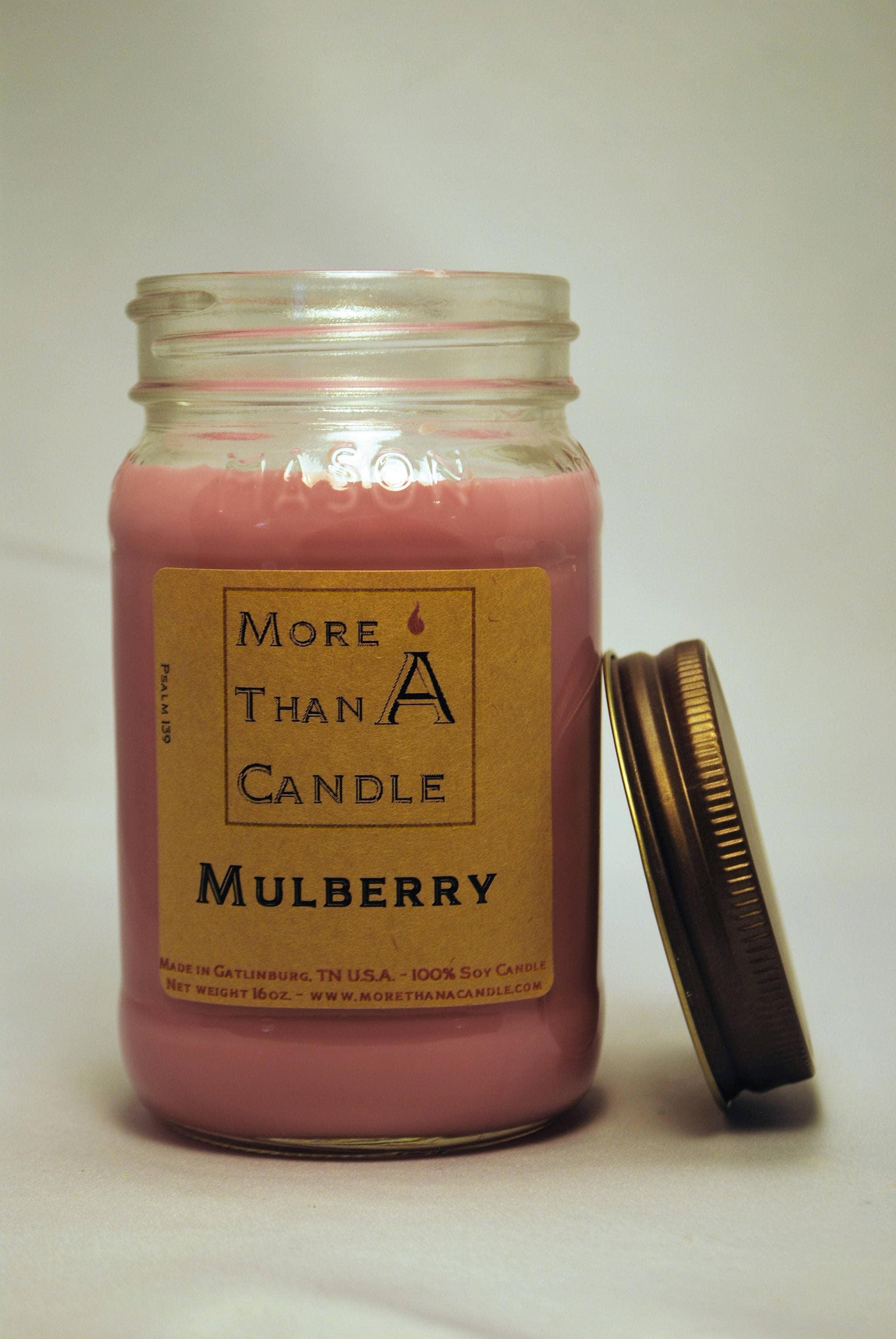 16 Oz Mulberry Soy Candle Etsy