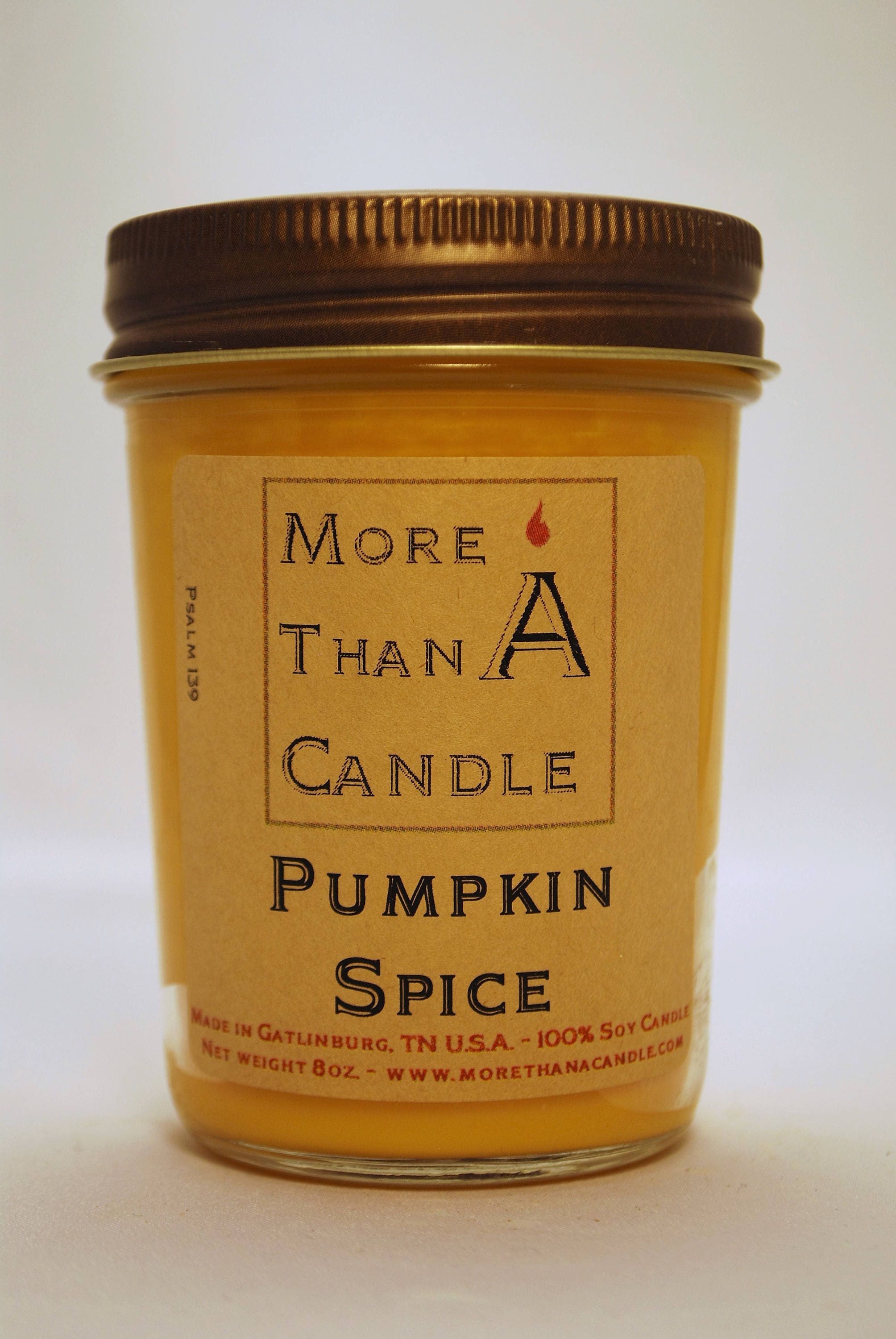 8 Oz Pumpkin Spice Soy Candle - Etsy