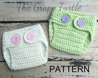 Crochet Diaper Cover PATTERN