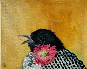 Peinture d’oiseaux- Antonia