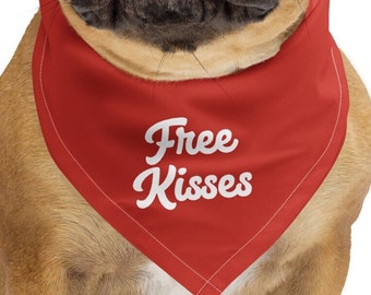 Free Kisses Square bandana