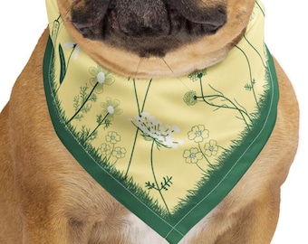 Wild Flower Square Bandana