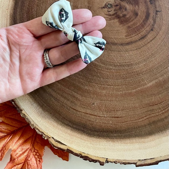 Fang print hair accessories from Juniper Leaves