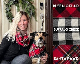 Matching Flannel Infinite Scarves