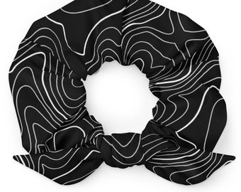 Black Elevate Recycled Scrunchie