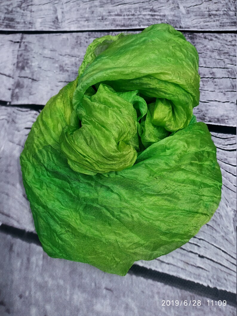 Pure 100/% Silk gauze margelan hand dyeing made in Uzbekistan width 27 inch silk for felting price for 2 meters for nunofelting G254