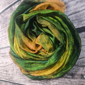 Pure 100% Silk gauze margilan (made in Uzbekistan) for nunofelting, silk for felting price for 2 meters, width 36 inch. hand dyeing. G397